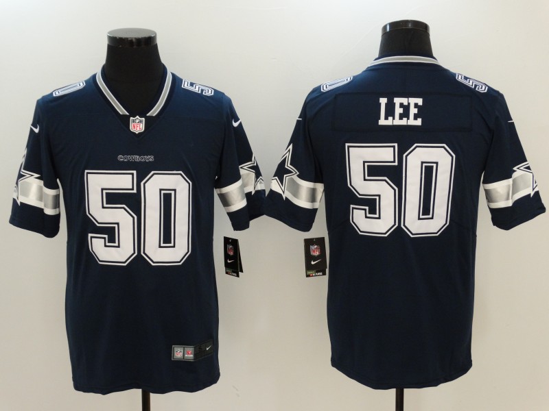 Men's Dallas Cowboys Sean Lee #50 Navy Jersey